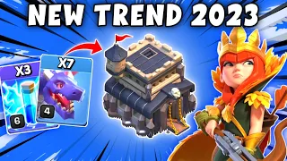 TH9 Queen Charge Zap Dragon Attack Strategy 2023 | Best TH9 Attack Strategy Clash of Clans - COC