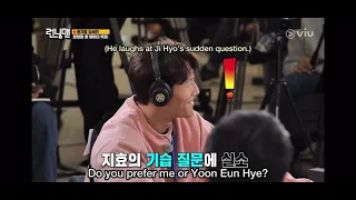 Song Ji Hyo to Kim Jong Kook: Do you prefer me or Yoon Eun Hye? 🙈