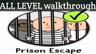 brain test 2 prison escape all level  @ESCAPEKING #1000subscriber #4000watchtime #braintest2 #VIRAL