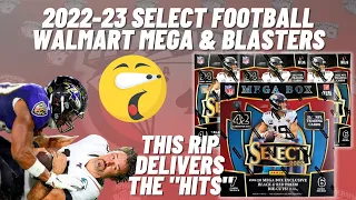 IT DELIVERS!!!😲 2022-23 Select Football Walmart Mega & Blasters 💥ZEBRA CASE HIT + TOP ROOKIE #'d💥