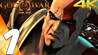 God of War 2 HD - Gameplay Walkthrough Part 1 - Prologue [4K 60FPS]