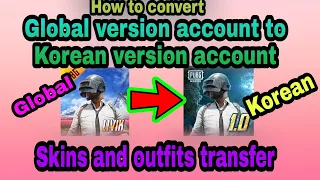 How to convert pubg global to korean version |global version to korean version pubg