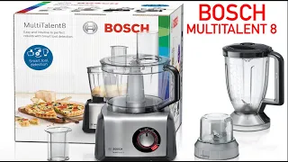 Bosch MultiTalent 8 Foodprocessor - MC812M844 -  UNBOXING - TEST