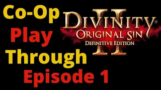 Lets Play Divinity Original Sin 2 Definitive Edition Co op Tactician Mode - Episode 1 - Fort Joy