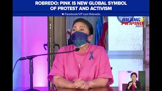 Robredo: Pink is the new global symbol of protest and activism