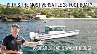 Axopar 28 Cabin Walkthrough