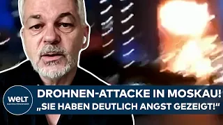 PUTINS INVASION: Drohnen-Attacke! "Haben deutliche Angst gezeigt!" Jetzt erreicht der Krieg Moskau!