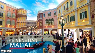 The Venetian Hotel At Macao | An In Depth Look Inside | Walking Tour 4K 2023