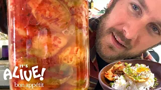 Brad Makes Brussels Sprout Kimchi | It's Alive | Bon Appétit