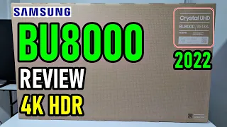 Samsung BU8000 Crystal UHD: Unboxing and Full Review - 4K Smart TV