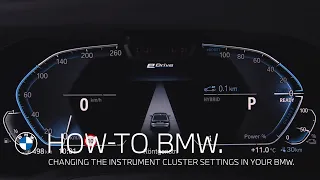 How to change the instrument cluster settings in your BMW – BMW How-To