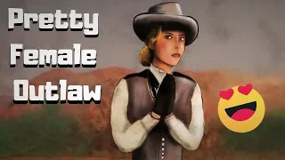 Female Cowboy Time Lapse Painting - Wild West Artwork
