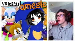 ANGRY BABY SONIC but it's OMEGLE - VRChat Omegle Funny Moments