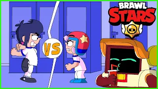 BIBI VS BONNIE Brawl School #5 - Brawl stars animation