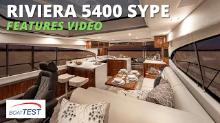 Riviera 5400 Sport Yacht Platinum Edition (2022) - Features Video by BoatTEST.com