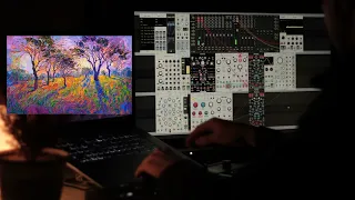 Soundtrack for a painting with VCV Rack (Crystal Grove by Erin Hanson)