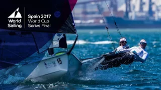 Full 49erFX Medal Race from the World Cup Series Final in Santander