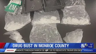 Drug bust in Monroe County finds over 80 grams of Meth and 5 grams of fentanyl