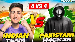 Team India Vs Pakistani H4ck3r🤬Who Will Win - Free Fire India