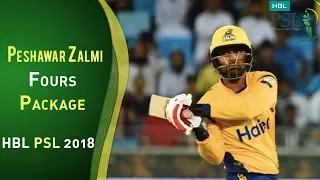 Peshawar Zalmi  Fours | Peshawar Zalmi Vs Karachi Kings | Match 7 | 25 February | HBL PSL 2018 | PSL