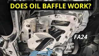 GR86 Oil Baffle Installed | Does it work?