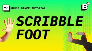 ⭐House Dance tutorial ⭐ SCRIBBLE FOOT #bailarmas2024  #housesteps