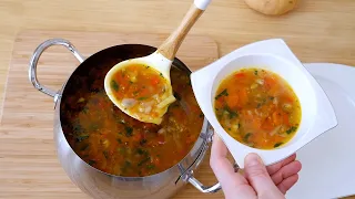 The famous Turkish soup of 200 years! Vegetable Chicken Soup You Can't Stop Eating!