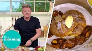 Gordan Ramsay’s 10 Minute French Toast with Butterscotch Apples | This Morning