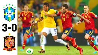 Brazil vs Spain 3 - 0 Confederation cup Final 2013 HD