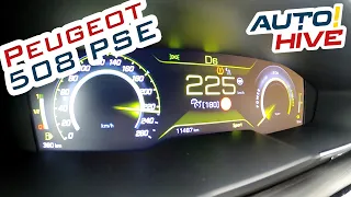 Tachovideo Peugeot 508 PSE HYBRID 360 e-EAT8 PHEV 0-100 kmh kph 0-60 mph Beschleunigung Acceleration