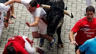 Забеги с быками Седьмой Bull Run 13 июля Сан   Фермин 2016