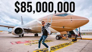 I FLY THE BIGGEST PRIVATE JET IN THE WORLD!!! 🛩