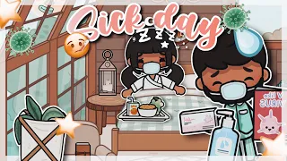 🤧🤒 SICK DAY || Toca boca life world 🌍 FAMILY roleplay *WITH VOICE*