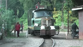 Burma Mines Railway, Railtruck to Namtu, Myanmar