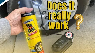 Does it work? Fix A Flat Tire Sealant Repair Results