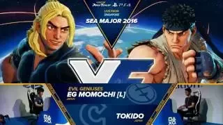 SFV: EG | Momochi vs Tokido - SEAM 2016 Grand Finals - CPT 2016