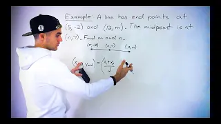 Grade 10 Math (MPM2D) - Finding Parts of Coordinates with Midpoint Formula