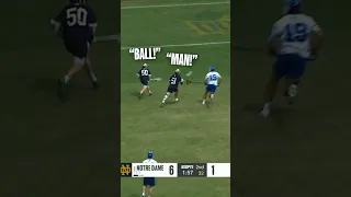 Kavanagh Brothers’ TEXTBOOK “Man/Ball” For Notre Dame in National Championship #shorts