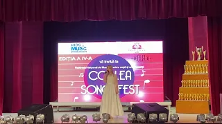 Evelina Viora Șabliovschi - Trofeul Secțiunii Pop Românesc - Festivalul ,,Codlea Song Fest”