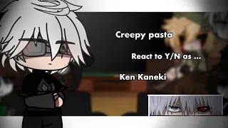 Creepypasta’s react to Y/N as Ken Kaneki | 1/2 | Creepypasta x Tokyo Ghoul