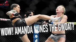 Amanda Nunes KNOCKS OUT Holly Holm, GWOAT in Combat Sports? #UFC239