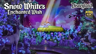 Snow White's Enchanted Wish On Ride Low Light 4K POV Disneyland 2022 03 22