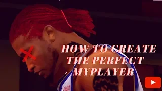 NBA 2K20 MOBILE HOW TO CREATE THE PERFECT MYPLAYER FOR MYCAREER -HOW TO GET POSTERIZER BADGE