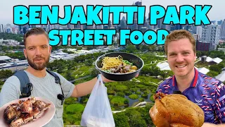 🇹🇭 $8 STREET FOOD Picnic in Bangkok's BENJAKITTI CENTRAL FOREST PARK 🇹🇭 (walk from Lumpini)