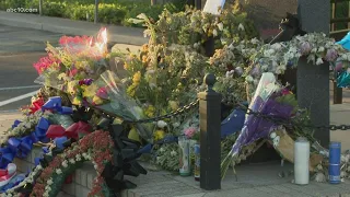 Stockton community mourns fallen police officer Jimmy Inn with memorial
