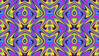 Psychedelic Patterns | Trippy Screensaver/Background [4K, 1 Hour]