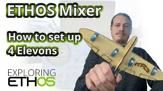 FrSky ETHOS Mixer: 4 Elevons, 1 Wing