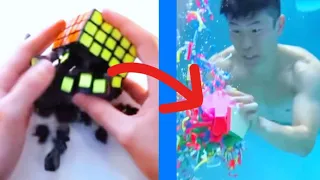 FUNNIEST Rubik's cube Fails Ever | 1 minute of fails