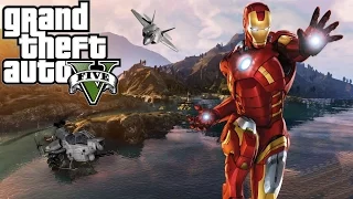 Grand Theft Auto V IRON MAN  Mod(GTA 5) | Gameplay | Game World