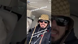 Capital bra freestyle im Auto